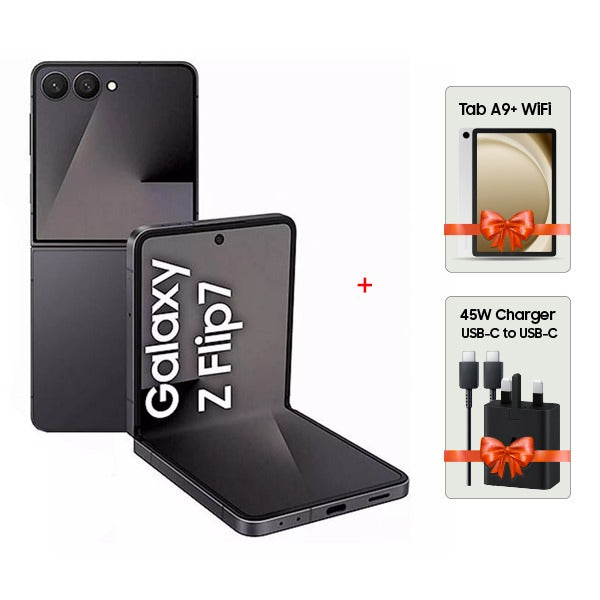 Pre-Order Samsung Galaxy Z Flip7 12GB RAM - 256GB + Gifts | Jetblack Pre-Order Samsung Galaxy Z Flip7 12GB RAM - 256GB + Gifts | Jetblack